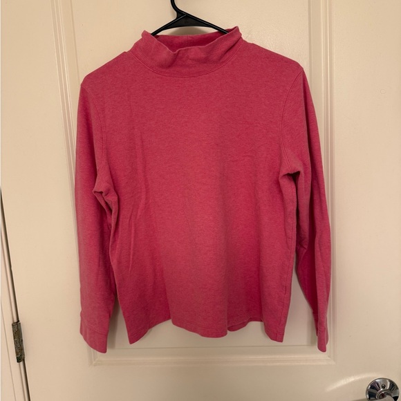 L.L. Bean Women Long sleeve sweater size L light pink color. - Picture 1 of 4